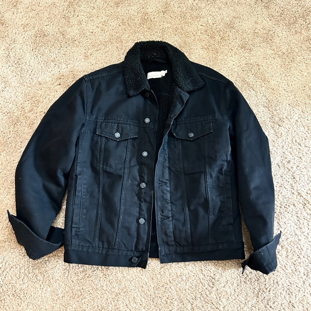 Men's Black Denim Jacket